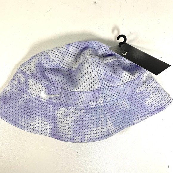 Nike Futura Tie Dye Bucket Hat-Women M/L -Lavender Purple-White- Summer NWT - Picture 3 of 4